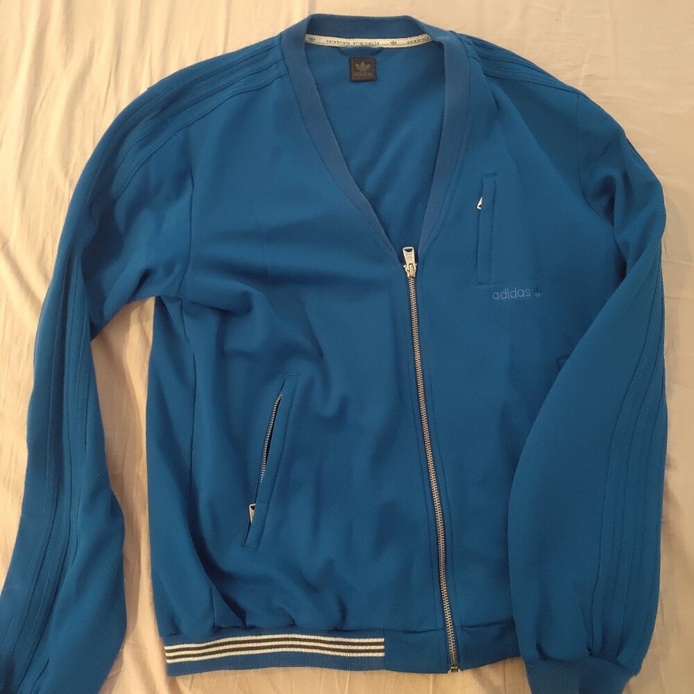Vtg Adidas Zip Cardigan